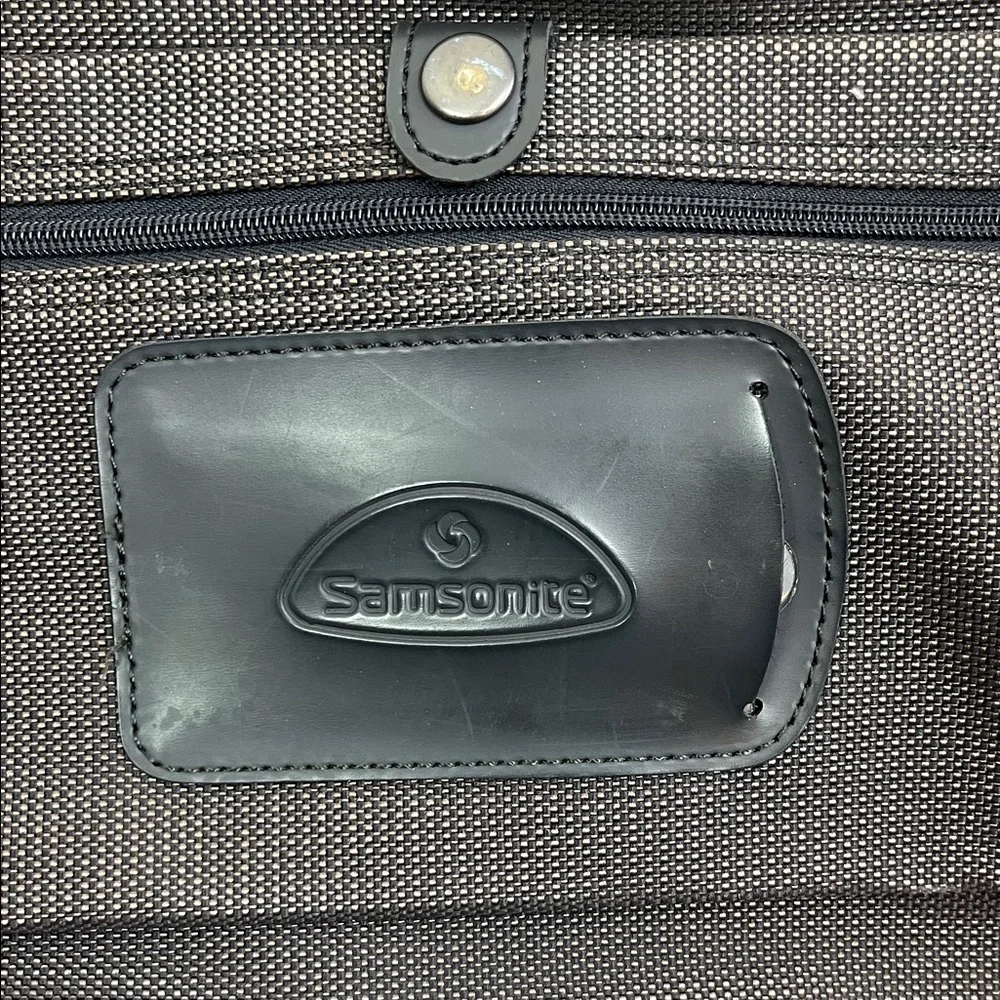 Samsonite Vintage Overnight Travel Bag Brown Gray
